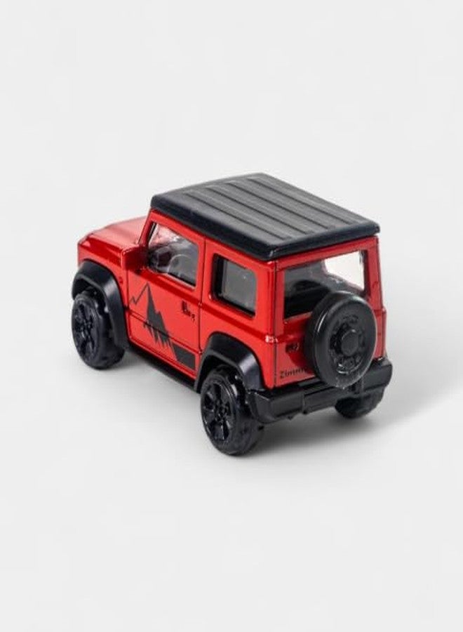 Space Enterprises Mini Die Cast Alloy Metal Model Car 1:64 Scale Size Toy Race Car Toy Vehicles Motor Vehicles for Kids Small Thar Jeep (Red) - Image 3
