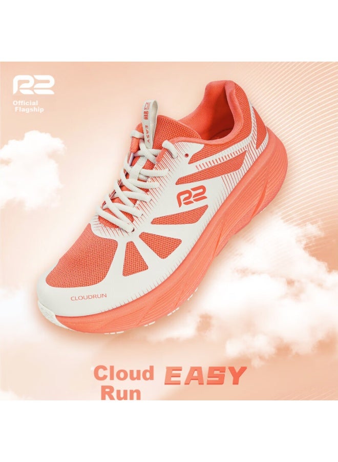 R2 REAL RUN أحذية الجري الرياضية R2 ريال رن كلاود رن إيزي ذات النعل السميك وامتصاص الصدمات للرجال والنساء - Image 2