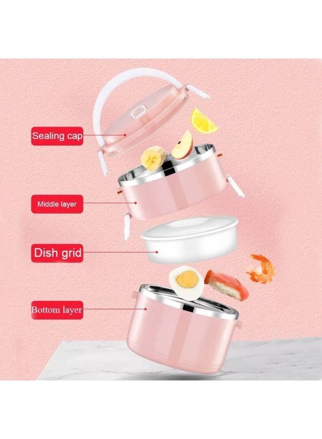 Three Layer Stainless Steel Large Capacity Insulation Lunch Box