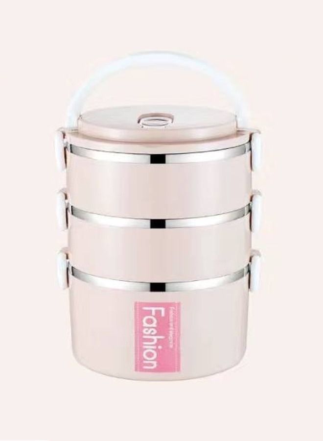 Three Layer Stainless Steel Large Capacity Insulation Lunch Box