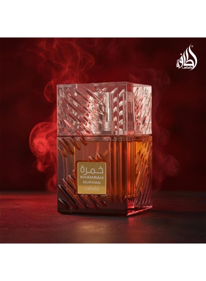 Lattafa Khamrah Dukhan for Unisex Eau de Parfum Spray, 3.4 Ounce / 100 ml - Image 5