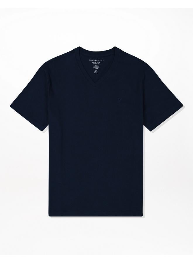 American Eagle AE Super Soft Icon V-Neck T-Shirt  - Image 3