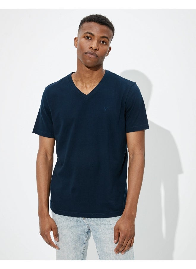 American Eagle - AE Super Soft Icon V-Neck T-Shirt - Image 1