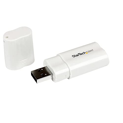 StarTech.com USB to Stereo Audio Adapter Converter - USB stereo Adapter - USB External sound Card - Laptop sound Card , TAA (ICUSBAUDIO) - Image 1