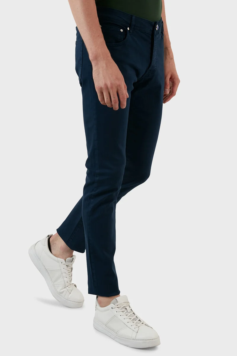 Exxe Cotton Normal Waist Slim Fit Jeans Men's Denim Trousers 629J018004