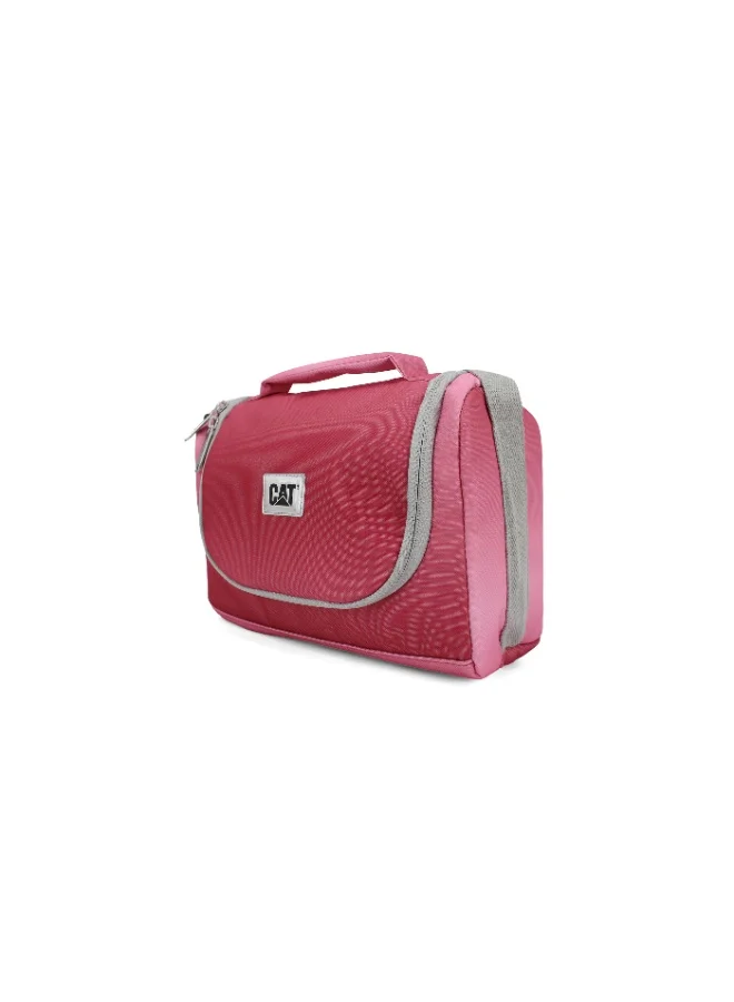 كاتربلر CAT Lunch Bag – 100% Polyester, 5L Capacity, Adjustable Shoulder Strap – Gradient Pink/Grey