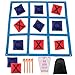 Kanosan Outdoor Giant Tic Tac Toe Games for Kids Adults and Family Large Carnival Yard Lawn Bean Bag Toss Game Outside Field Day Birthday Party Backyard Easter Fall Festival Beach Fun Games - Image 3