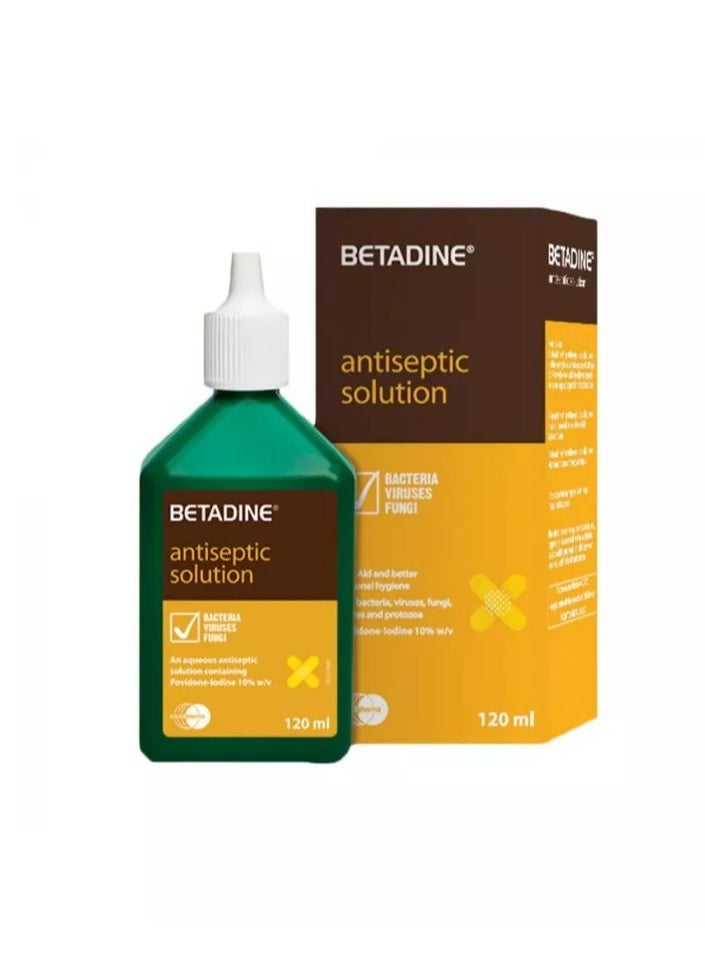 BETADINE Antiseptic Solution 120 mL  - Image 1