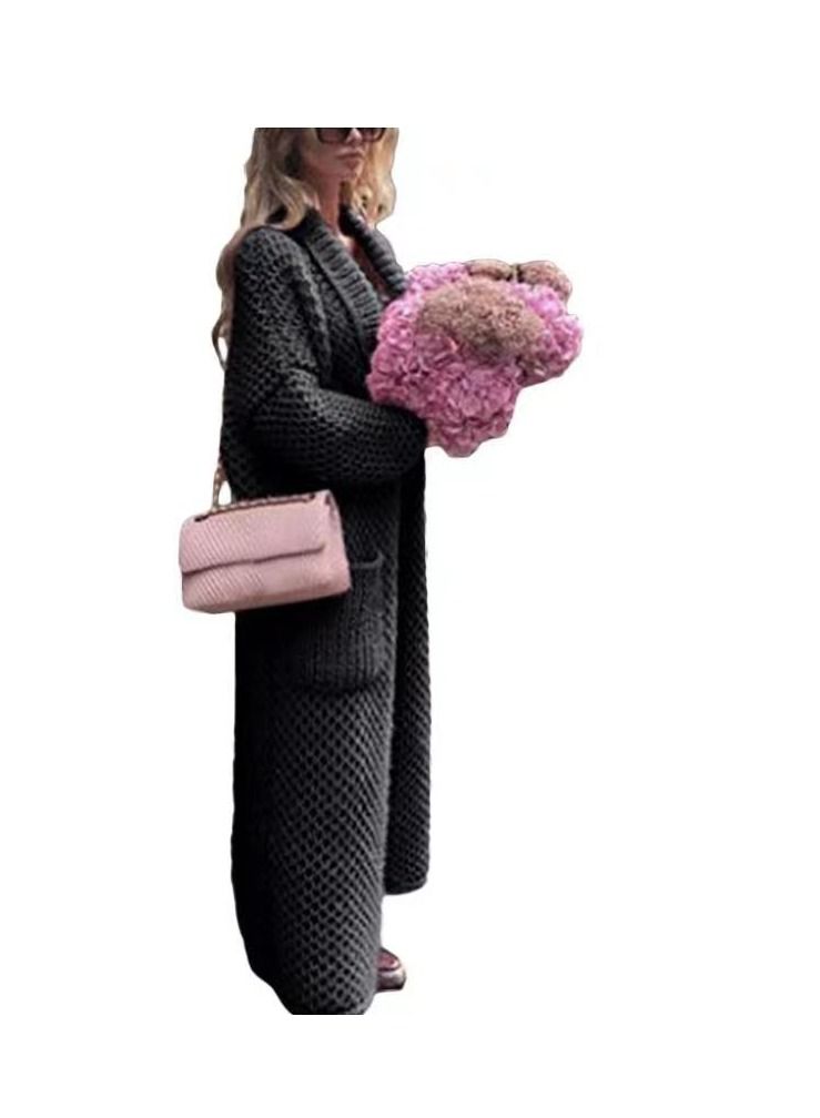 Loquat New Fashion Autumn Winter Long Knit Cardigan