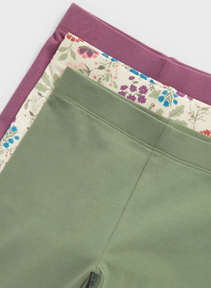 mothercare Kids 3 Pack Assorted Leggings