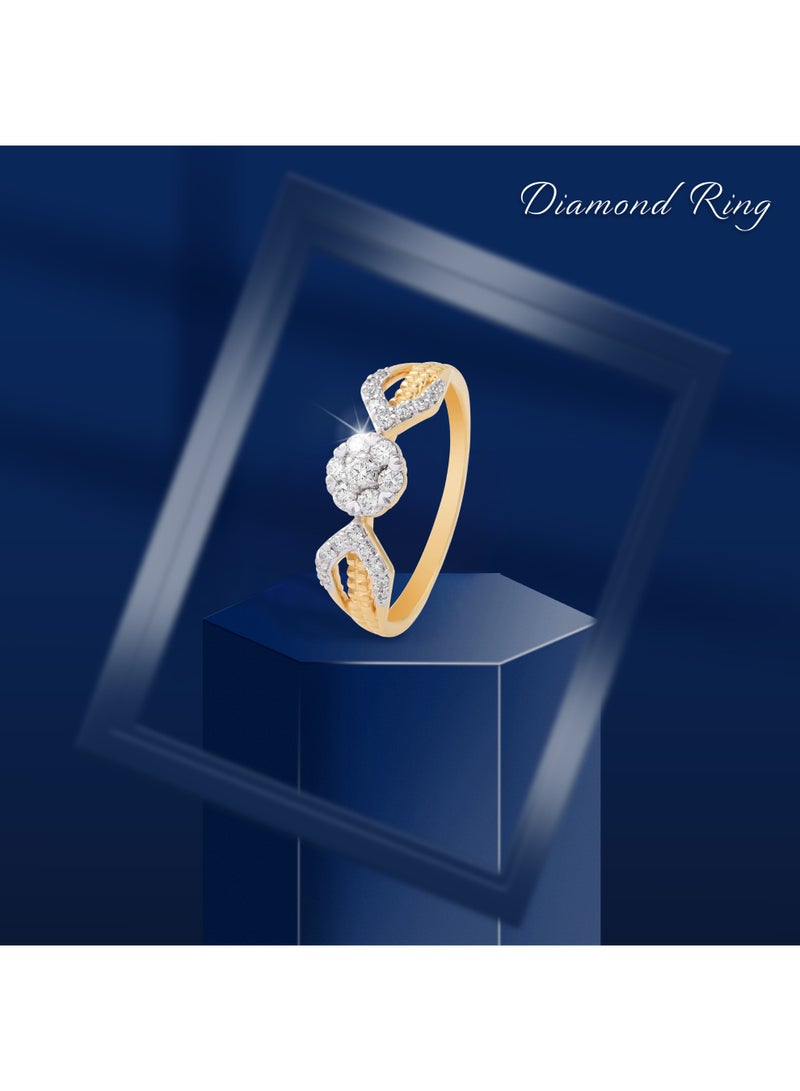 BAFLEH JEWELLERY A Promise in Yellow Gold: Engagement Diamond Ring with IDT Certificate at Bafleh Jewellery - Image 3