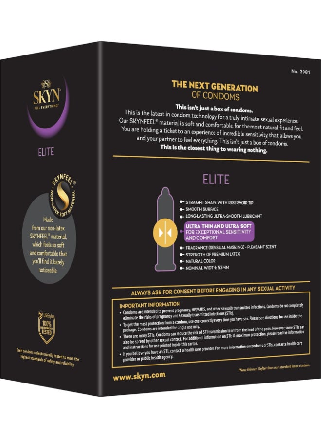 SKYN Elite - عدد 36 - واقيات ذكرية رفيعة للغاية وخالية من اللاتكس - Image 2