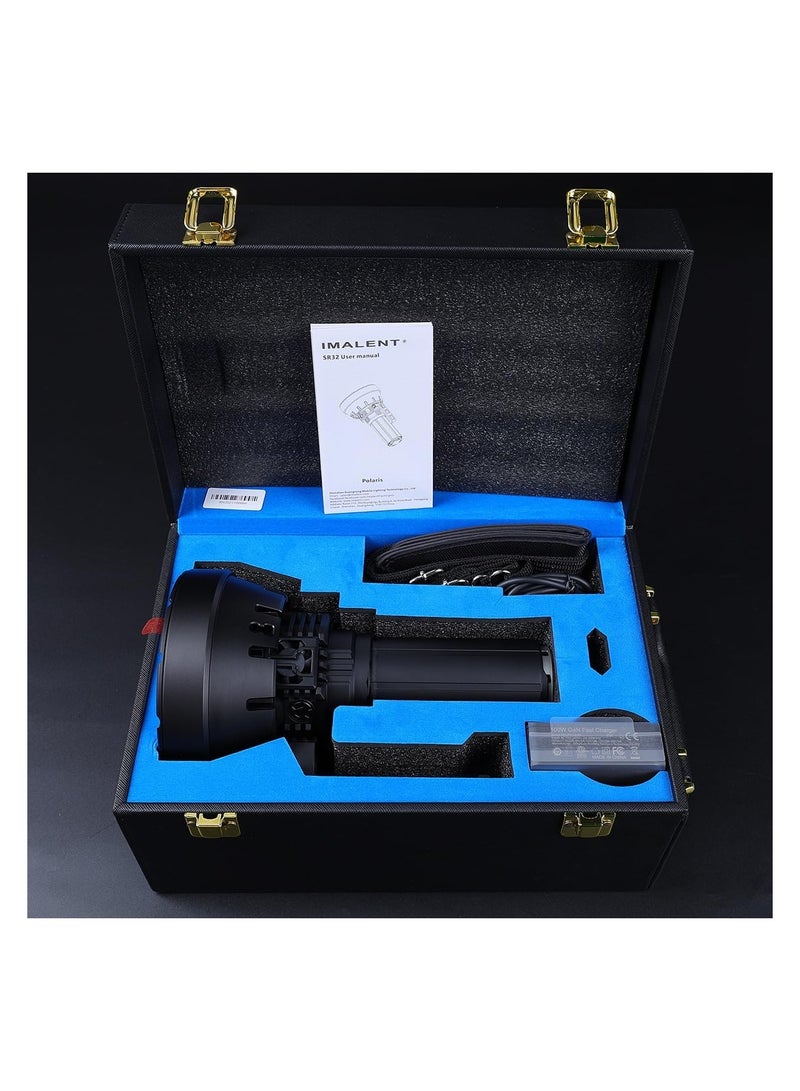 IMALENT SR32 The Most Powerful Torch in the World 2023, Military Torch 120,000 Lumens Long Range 2050 m, 32pcs CREE XHP50.3 HI LED Best Equipment for Caving.. - Image 2