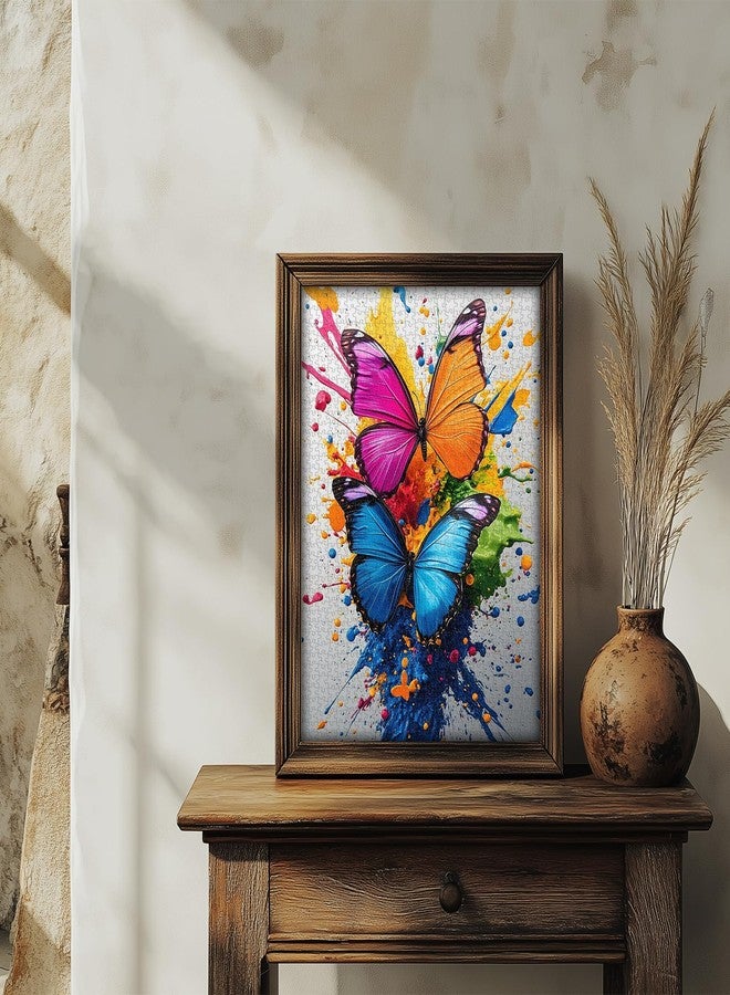 PICKFORU Butterfly Jigsaw Puzzles 1000 Pieces for Adults, Gradient Color Explosion Puzzles, Difficult Art Impossible Puzzle - Image 5