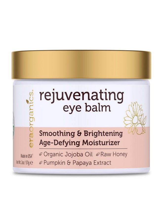 Era Organics USDA Organic Eye Moisturizer Cream - Rejuvenating and Nourishing Age Defying Under Eye Balm - Natural Eye Cream for Sensitive Skin With Jojoba Oil, Argan Oil for Puffiness, Fine Lines and More - Image 1