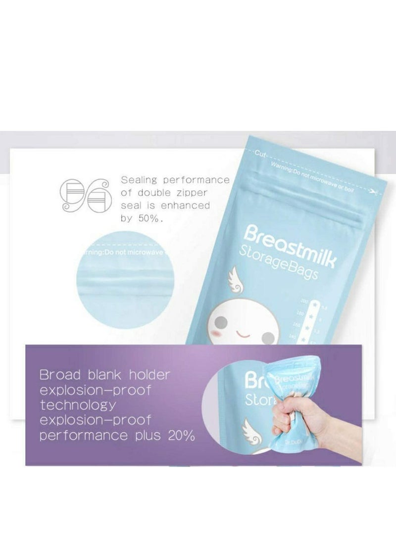 Womdee Breast Milk Storage Bags Self Standing Leak Proof Breastmilk Storage Bag - Image 3