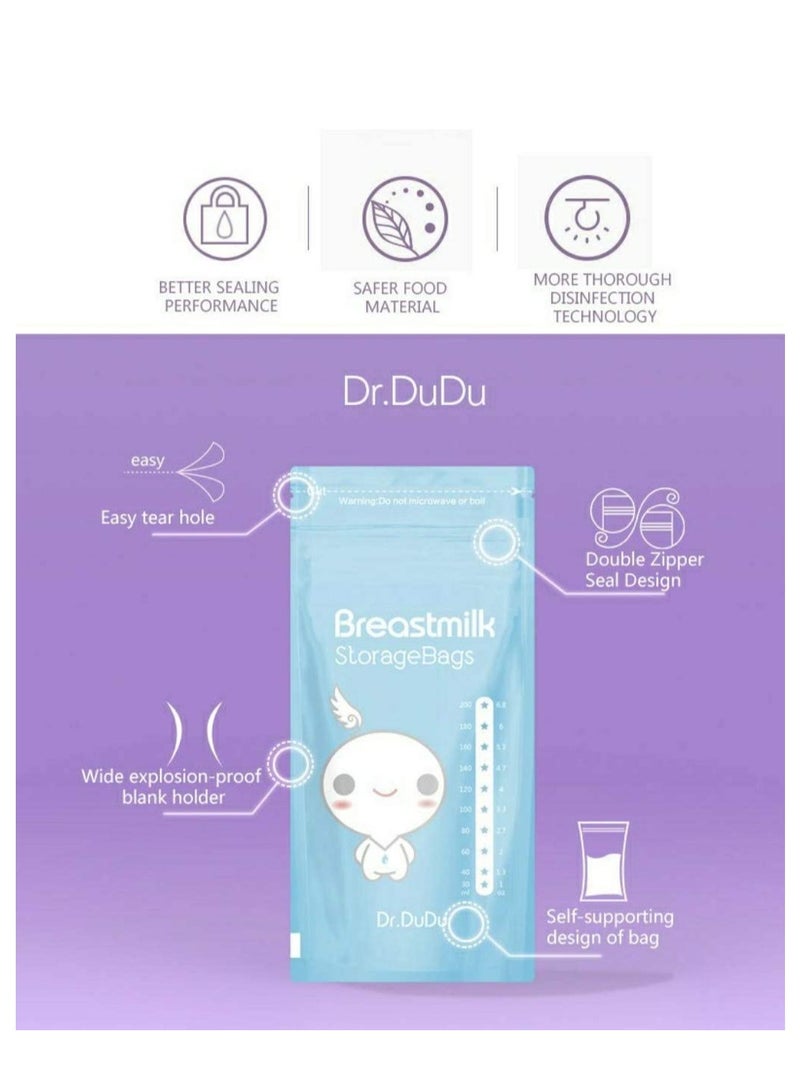 Womdee Breast Milk Storage Bags Self Standing Leak Proof Breastmilk Storage Bag - Image 2