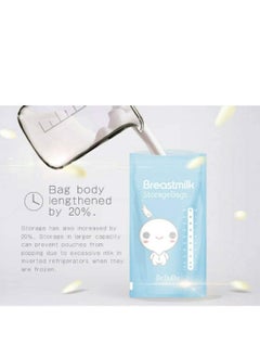 Womdee Breast Milk Storage Bags Self Standing Leak Proof Breastmilk Storage Bag  - Image 5