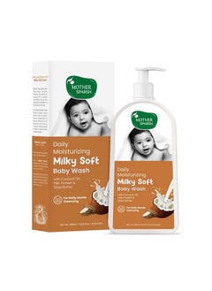 Mother Sparsh Milky Soft Baby Wash With Milk Protein & Coconut Oil ; 400Ml  - Image 2