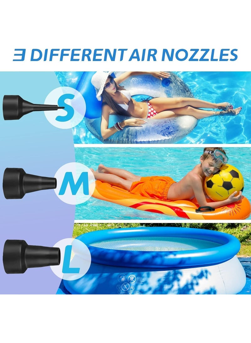 هالامين م  مضخة هواء كهربائية مثبتة على السيارة، مضخة هواء كهربائية، مضخة هواء كهربائية متعددة الوظائف محمولة، مناسبة لنفخ وسائد السيارة، مراتب السيارة - Image 4