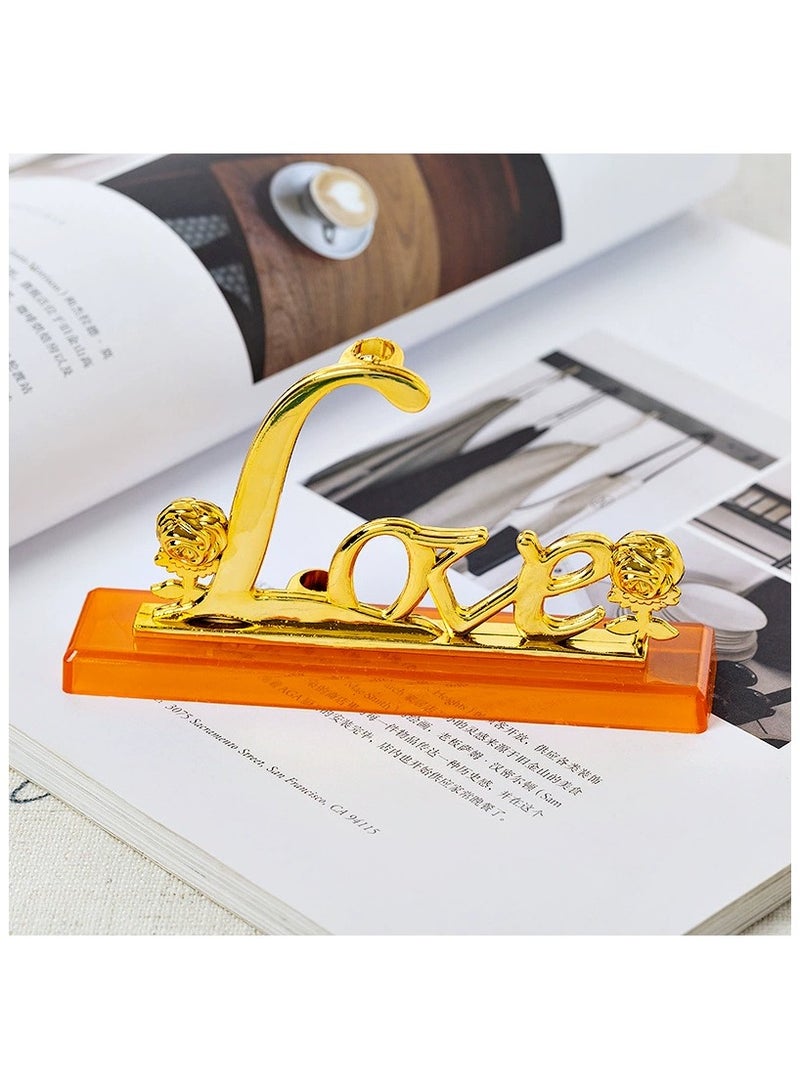 Pen Holder Set of Gold-Plated Metal , Desk Pen Stand for Business, Office Supplies Display Decorations Suitable for Offices, Homes, Schools, Classrooms - Image 2