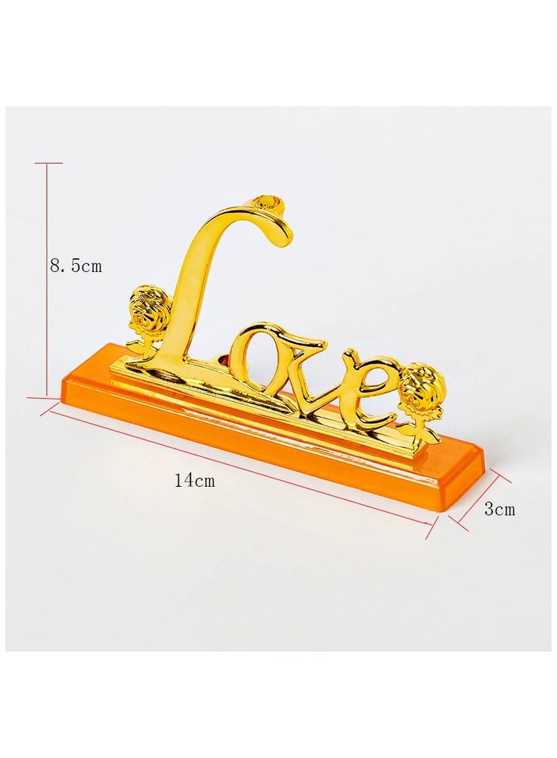 Pen Holder Set of Gold-Plated Metal , Desk Pen Stand for Business, Office Supplies Display Decorations Suitable for Offices, Homes, Schools, Classrooms - Image 5