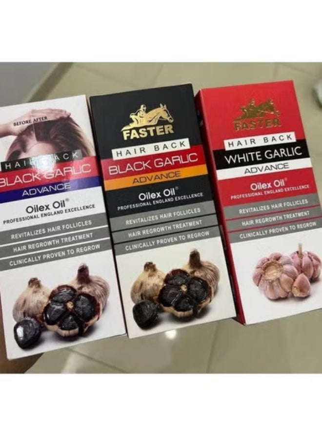 FasterS Faster Hair Back Black Garlic Express Oilex Oil - 100 Ml Black - Image 4