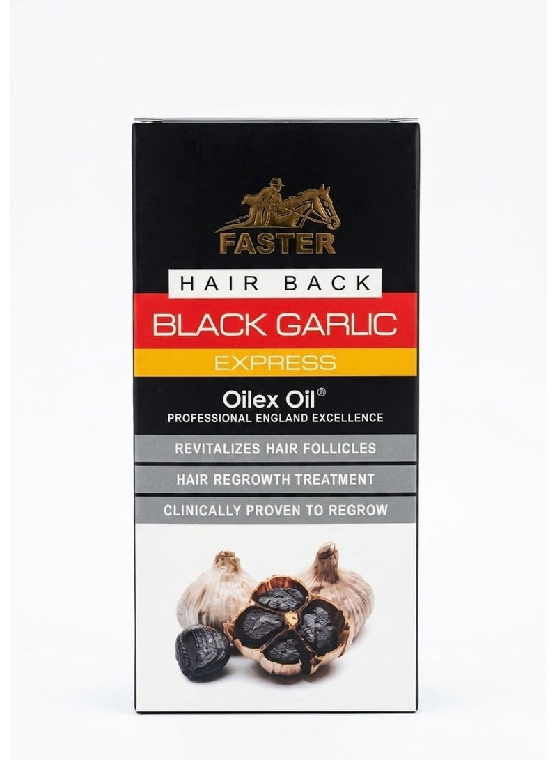 FasterS Faster Hair Back Black Garlic Express Oilex Oil - 100 Ml Black - Image 1
