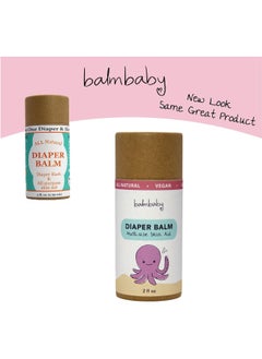 BALM! Baby BALM! Baby Diaper Balm * Natural Diaper Rash Balm & ALL Purpose Skin Aid Ointment (Pack of 2 (EcoStick))  - Image 2