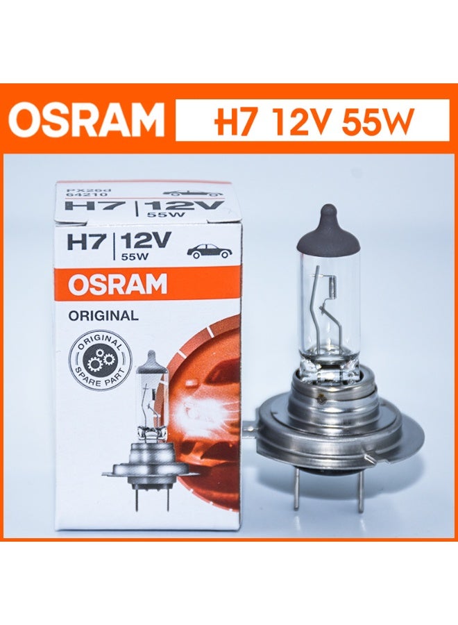 أوسرام OSRAM 2 × H7 Type 12 فولت 55 واط مصابيح هالوجين أصلية مصابيح السيارات مصابيح أمامية مصابيح السيارات أضواء أمامية مصابيح أمامية أضواء أضواء عالية ومنخفضة أضواء ضباب أصلية مصابيح هالوجين مصنوعة في ألمانيا - Image 4