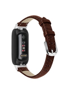 نيبمينينت حزام ساعة من جلد التمساح بتصميم عصري يناسب Fitbit Inspire 1-3  - Image 2