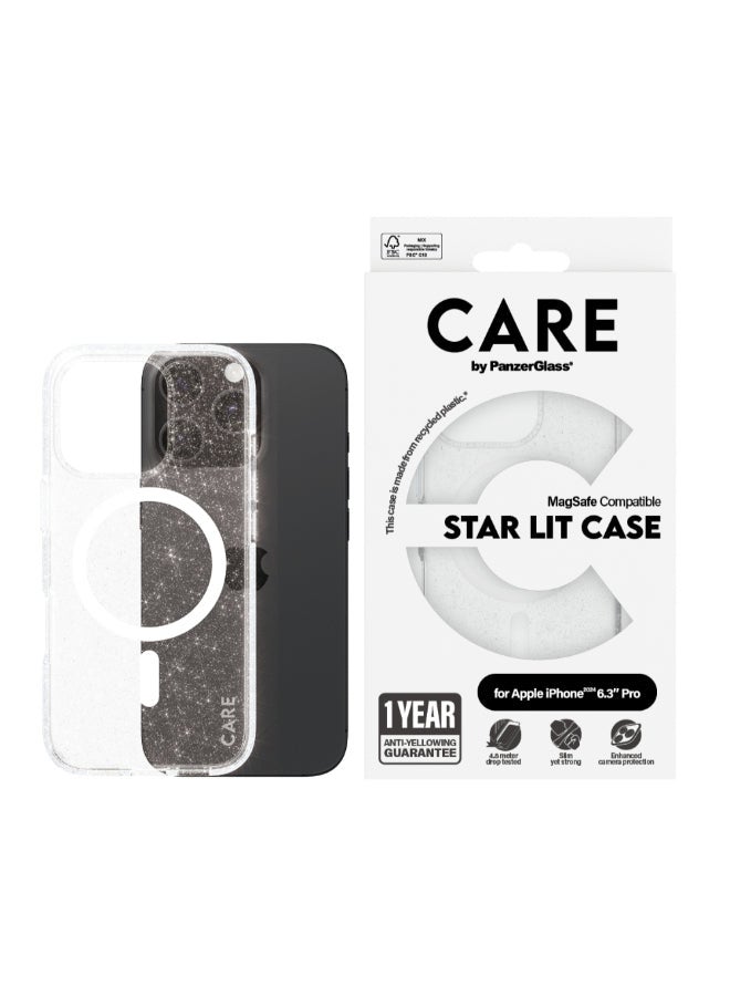 PanzerGlass CARE FlagShip MagSafe Case for Apple iPhone 16 Pro 6.3" 2024| 15-Ft Drop Protection, Anti-Yellowing, Slim Profile, Raised Camera Bezel, MagSafe Compatible - Starlit - Image 3