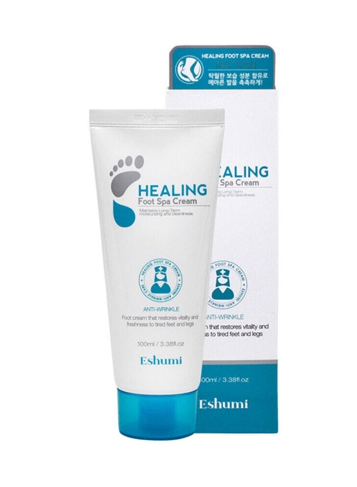 Eshumi Korean product Healing Foot Spa Cream - is an effective cream specially formulated to restore freshness and vitality to tired feet and legs 100ml - Image 1