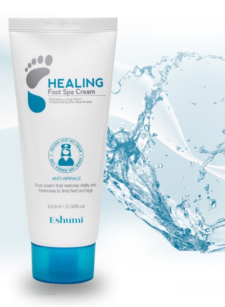 Eshumi Korean product Healing Foot Spa Cream - is an effective cream specially formulated to restore freshness and vitality to tired feet and legs 100ml - Image 2