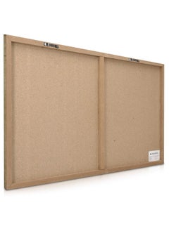 Navaris Magnetic Dry Erase Board 16 X 24 Inches Decorative White Board For Wall With Design Includes 5 Magnets And Marker Antique World Map  - Image 4