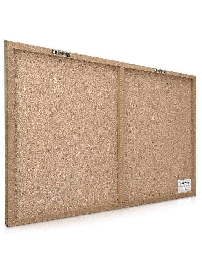 Navaris Magnetic Dry Erase Board 16 X 24 Inches Decorative White Board For Wall With Design Includes 5 Magnets And Marker Antique World Map - Image 4