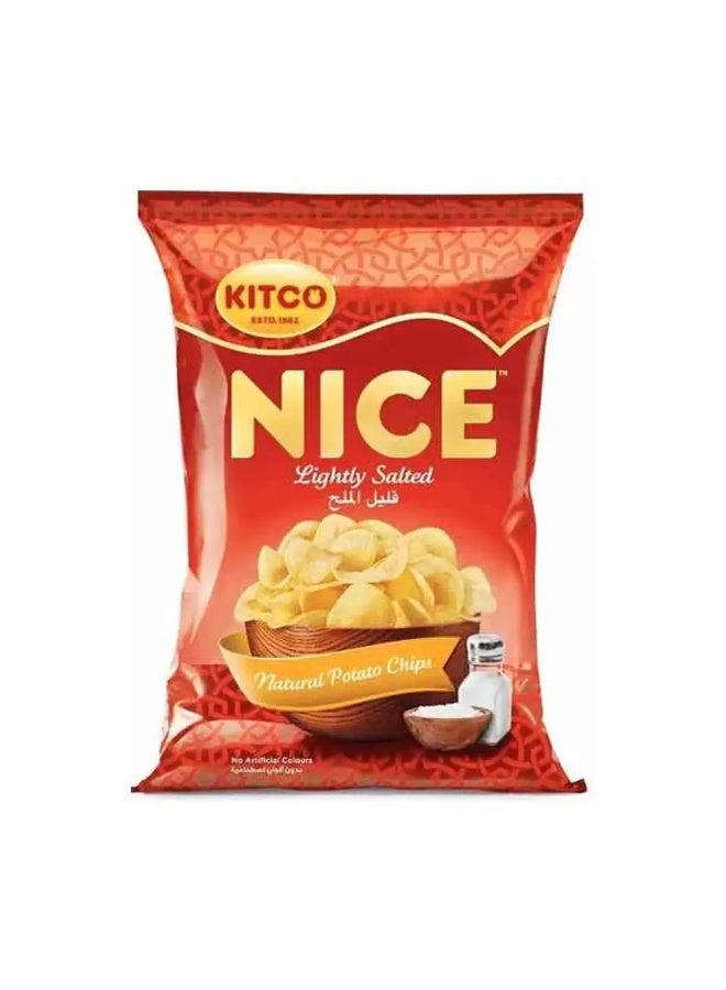 Kitco Kitco Nice Lightly Salted Natural Potato Chips- 14gms