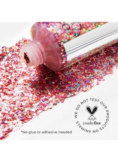 LAMEL Insta Glitter Bomb: Quickdry Holographic Face & Body Glitter Gel Longlasting Shine & Effortless Removal Perfect Face Glitter Makeup & Body Hair Shimmer Vegan & Cruelty Free 0.67 Fl.Oz  - Image 3