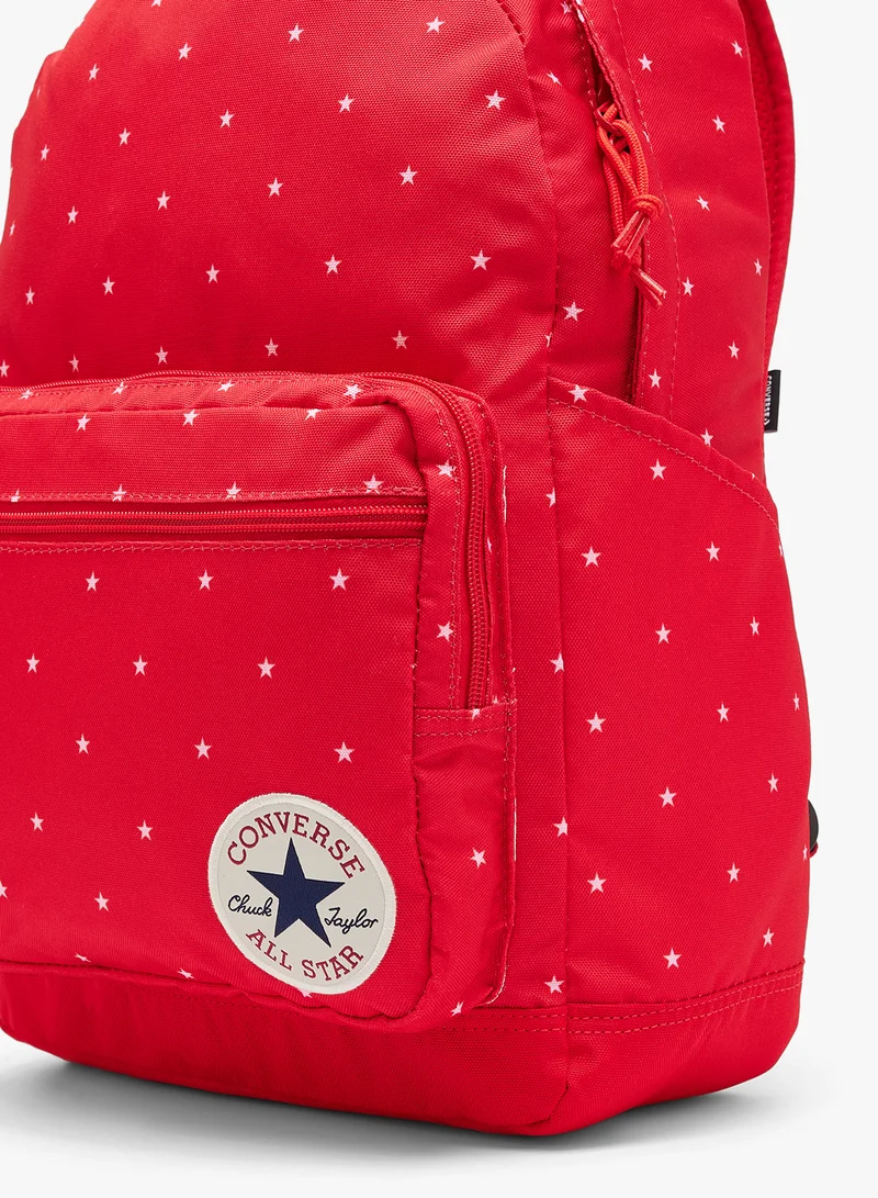 CONVERSE Go 2 Stars Print Backpack