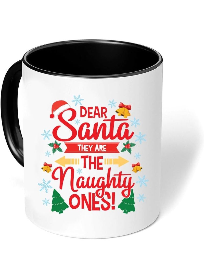 برينت شوب فور مي كوب سيراميك أسود ثنائي اللون لعيد الميلاد - أفكار هدايا عيد ميلاد سعيد - هدية لعيد الميلاد - كوب سيراميك لعيد الميلاد - Image 4