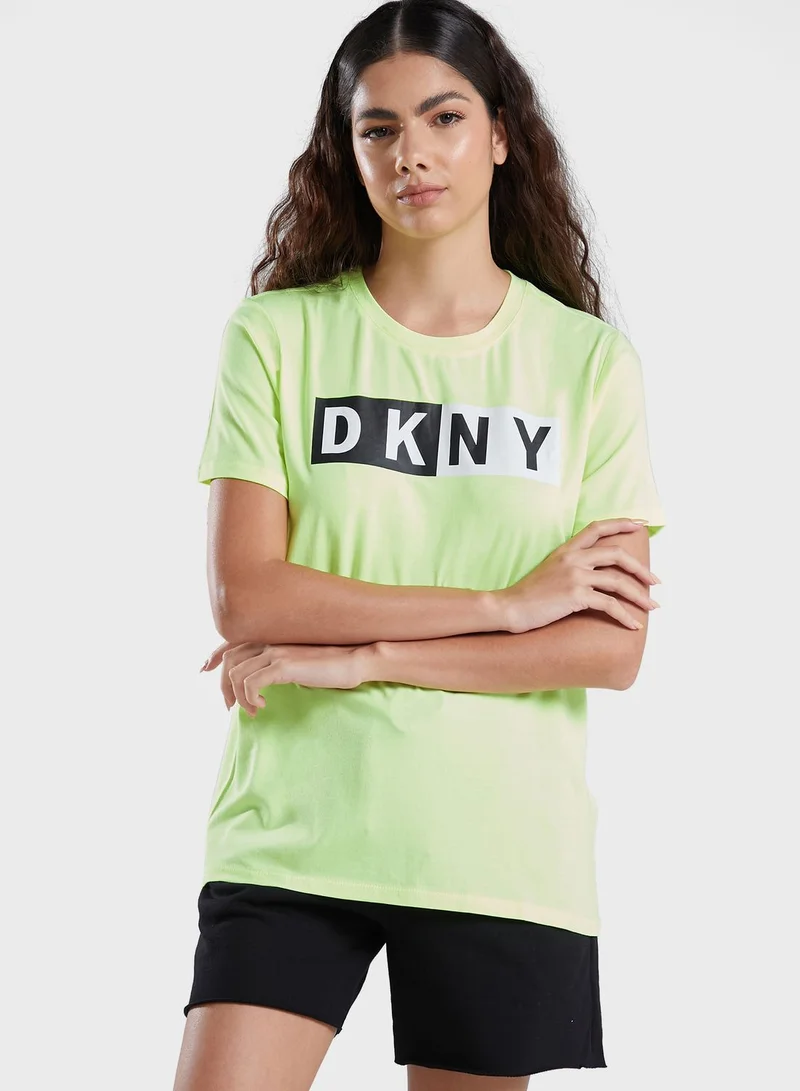 DKNY Logo Crew Neck T-Shirt