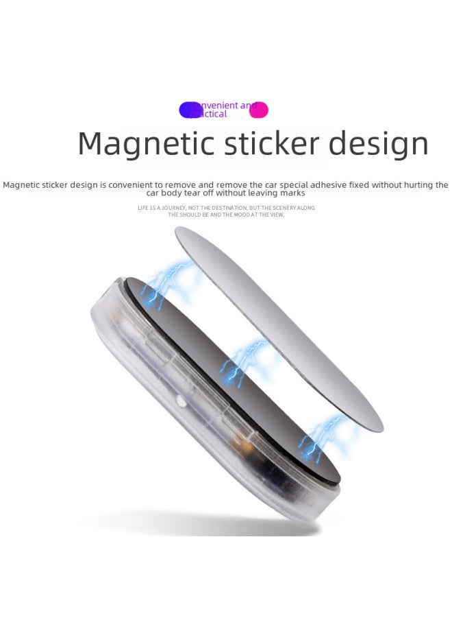 Generic Car Atmosphere Touch Light Vehicle Interior Trunk Lighting Led Sensor Lamp No Shell Removal Charging Version-Light Source Power:200 MA-Light Color:Color Box Packaging (color) + Magnet  - Image 3