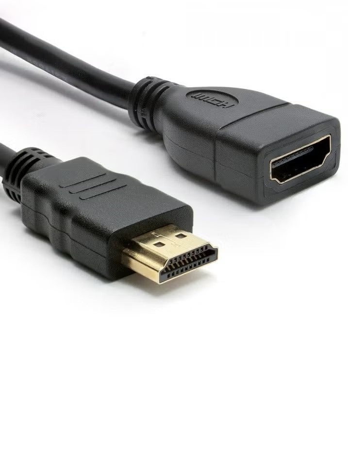 كابل HDMI عالي السرعة من ذكر إلى أنثى بدقة 4K 60Hz للتوسيع، كابل HDMI شامل لجهاز PlayStation (PS3/PS4/PS5)، وXbox (سلسلة One/X/S)، وNintendo Switch Dock، وApple TV، وAmazon Fire TV، وRoku، وXiaomi، وتلفزيونات LG/Samsung، وأجهزة لابتوب Lenovo/Dell - Image 4