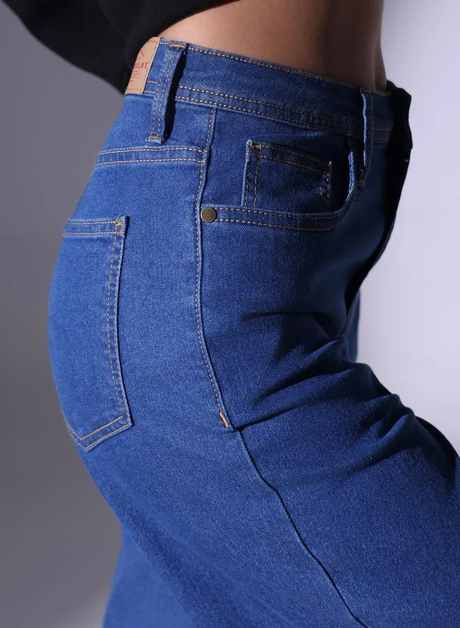 Hubberholme Hubberholme High Rise Wide Leg Jeans