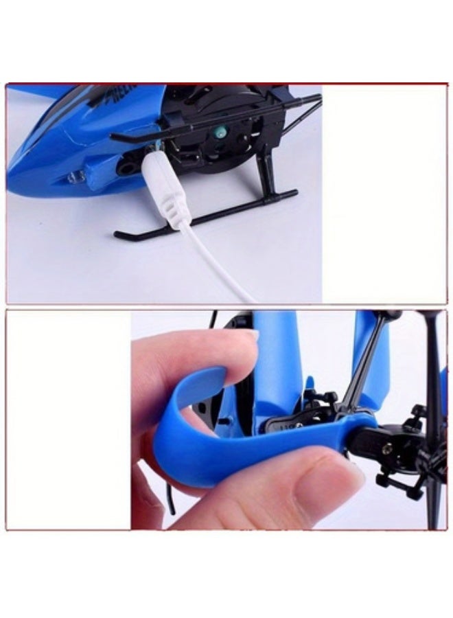 "Brand New Toy Helicopter" 14cm Mini Aircraft | Comprehensive Upgrade | Indoor/Outdoor Use | For Kids & Adults | Stable Hovering Tech | Crash-Resistant Material | Cool LED Lights | Rechargeable Electric Helicopter | High-Tech Flying Toy | Safety Certified | Random Colors (Red/Yellow/Blue)  - Image 3
