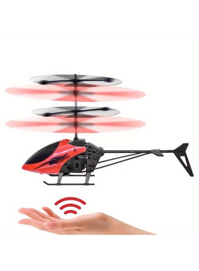 "Brand New Toy Helicopter" 14cm Mini Aircraft | Comprehensive Upgrade | Indoor/Outdoor Use | For Kids & Adults | Stable Hovering Tech | Crash-Resistant Material | Cool LED Lights | Rechargeable Electric Helicopter | High-Tech Flying Toy | Safety Certified | Random Colors (Red/Yellow/Blue)  - Image 2