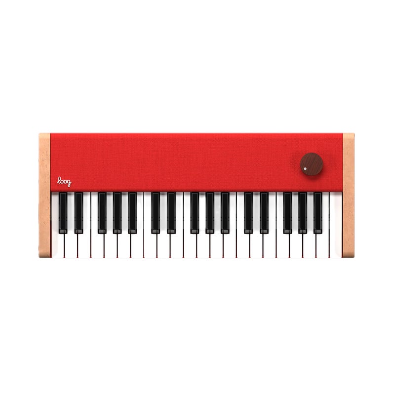 Loog digital piano portable keyboard for beginners with musician grade sound MIDI over USBC rechargeable musical educational instrument - Image 2