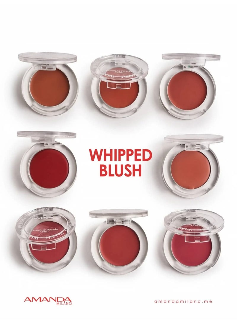 Amanda Milano Whipped Blush Cream to Powder Finish No.01 - Image 5