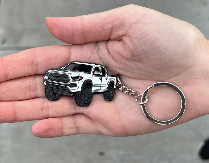 FOUR WHEEL BEAST Toyota Tacoma Keychain - 2016-2022 Accessories - Image 2