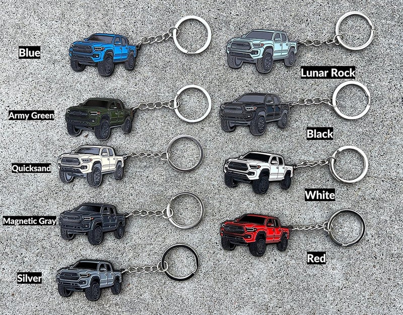 FOUR WHEEL BEAST Toyota Tacoma Keychain - 2016-2022 Accessories - Image 4
